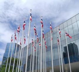 ศูนย์การประชุมแห่งชาติสิริกิติ์ (เสาธงอลูมิเนียม สูง 12 เมตร จำนวน 50 ต้น)