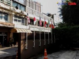 เสาธงไฟเบอร์กลาส มินิโพล 3 เมตร
