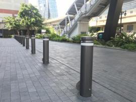 เสากั้นอลูมิเนียม แบบถอดออกได้ (V-354SK) จำนวน 25 ต้น
